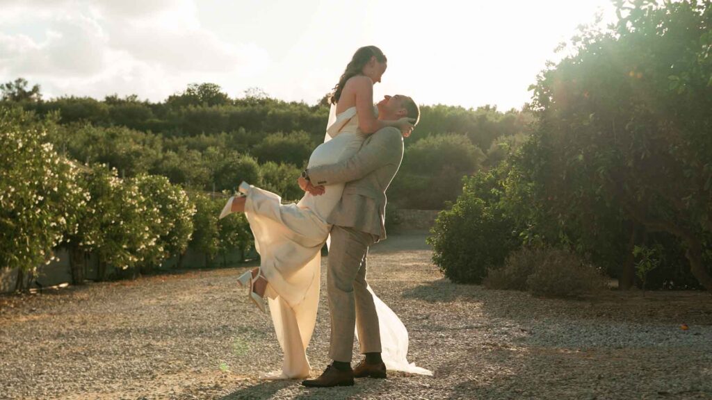 Wedding videography at Citrus Grove Villa Rethymno - Beth & Kristian